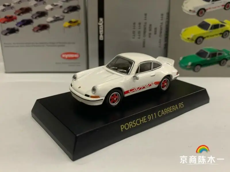 

KYOSHO 1:64 porsche 911 Carrera RS 2.7 Collection die cast alloy trolley model ornaments gift