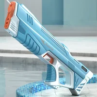 43cm Full Electric Automatic Water Storage Gun Toys Portable Children Summer Beach Outdoor Fight Fantasy Toys for Boys Kids Game 1