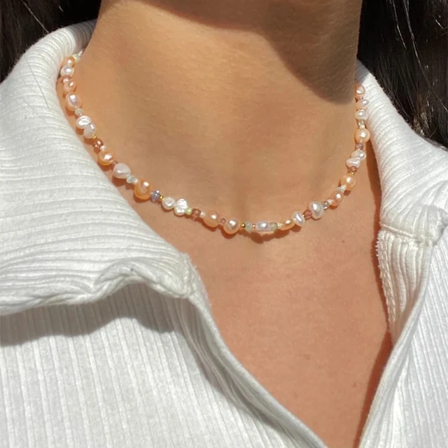 Rose Gold Dainty Pearl Necklace - Lovisa