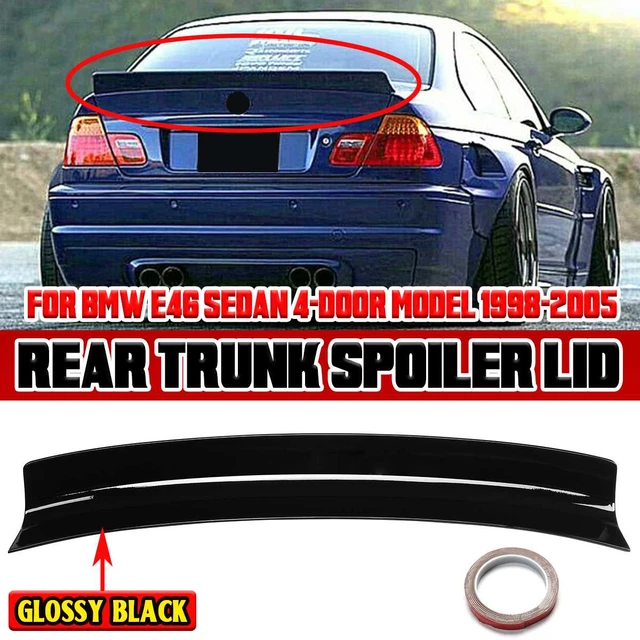 REAR SPOILER / LID EXTENSION BMW 3 E46 - 4 DOOR SALOON < M3 CSL