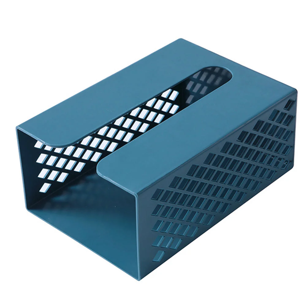 

Tissue Holder Paper Extraction Box Wall Hanging Case Rack Toilet Wall-mounted Towel