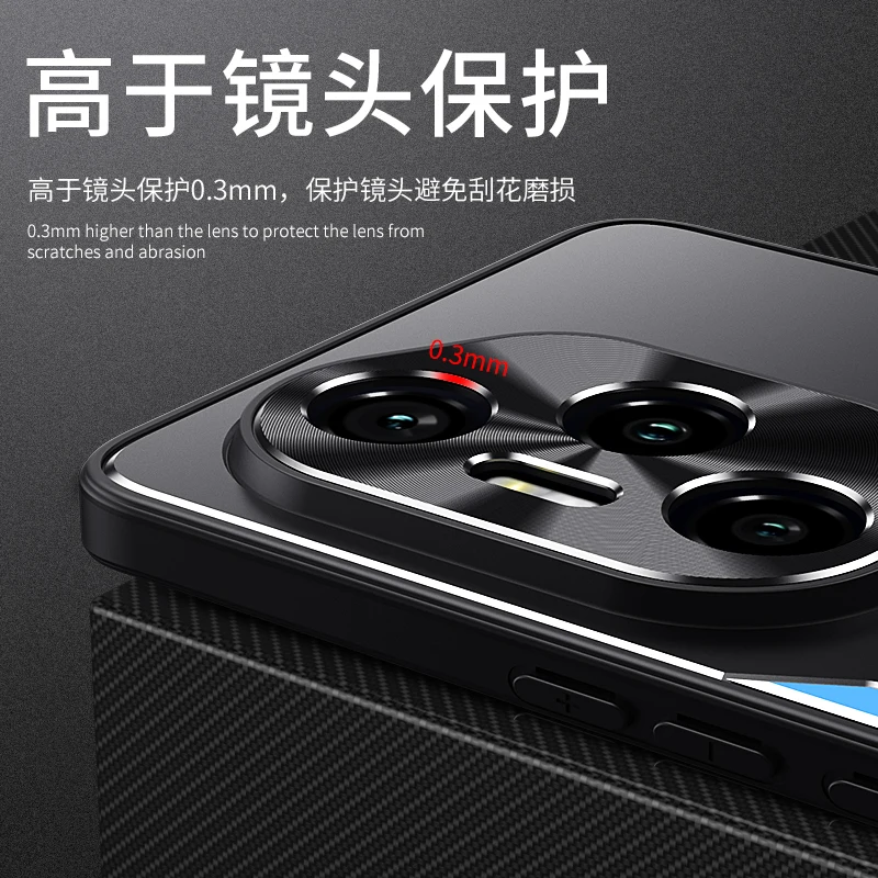 Premium Hard Aluminum Alloy Shockproof Protective Back Cover Case