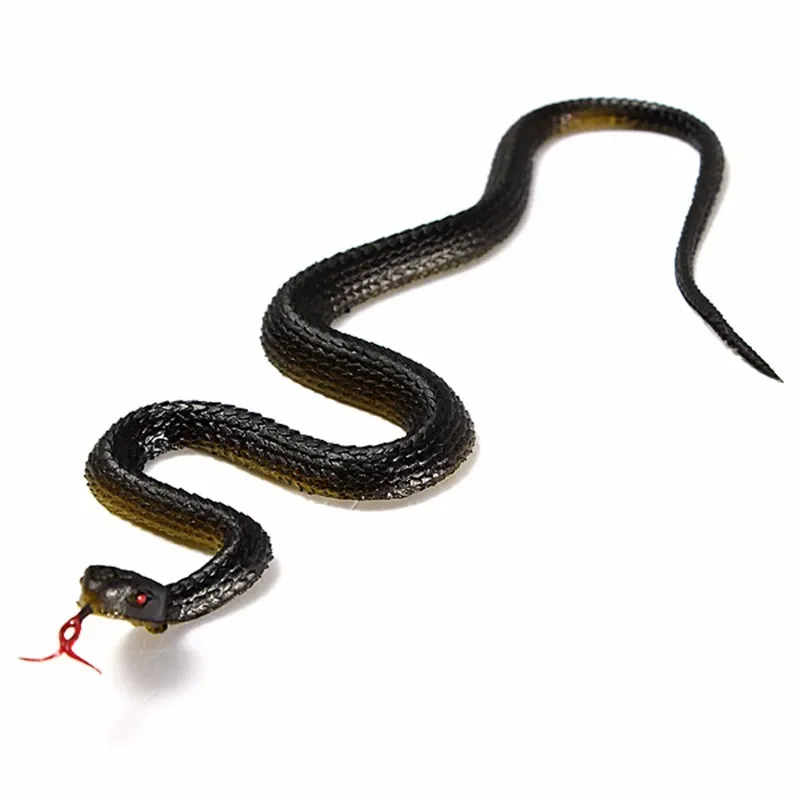 Rubber High Simulation Toy Snake Model Funny Scary Snake Kids Gag Toys Prank Funny Toys Halloween Prank Prop For Decor 23cm
