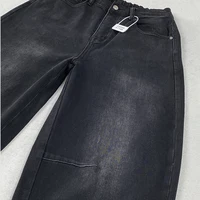 XXXXXL Fashion Plus Size Women's Jeans New Autumn Simple Premium Stretched Denim Loose Casual Full Length Harem Pants 8395 - Image 6