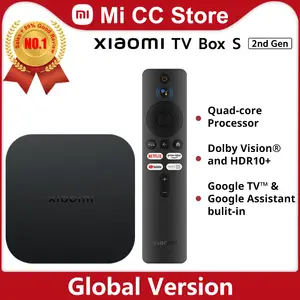 Original Global Version Xiaomi TV Box S 2nd Gen 4K Ultra HD, 51% OFF