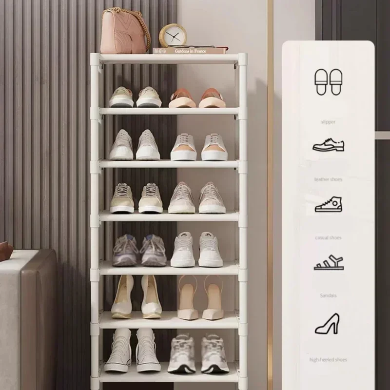 Shoe Cabinet Shoe Organizer Shoe Rack Clothes Rack for Corridor Storage