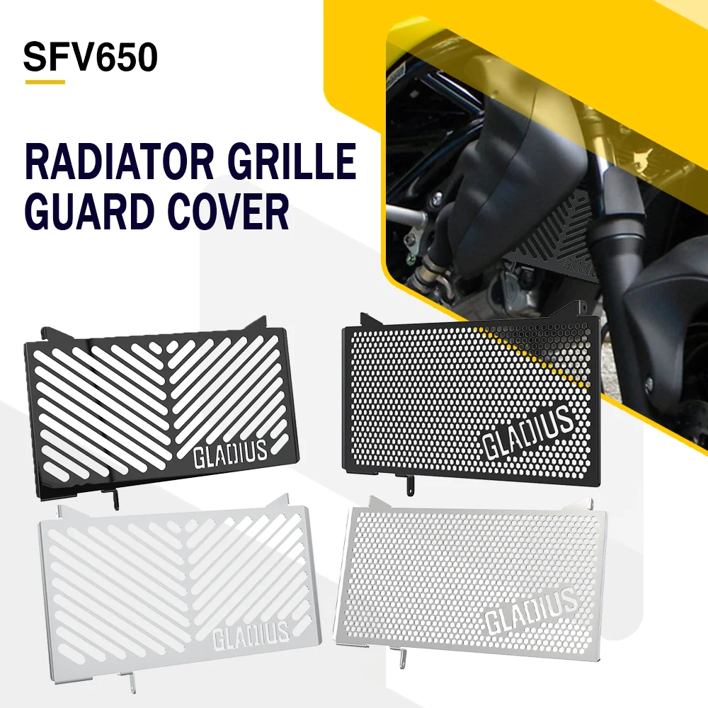 

SFV650 Gladius Motorcycle Radiator Guard Cover Oil Cooler Grille Protection FOR SUZUKI SFV 650 GLADIUS 2009-2016 2015 2014 2013