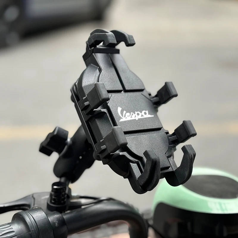 

Держатель для сотового телефона Piaggio Vespa Gts Gtv Lx Lxv 300 150 Ie Sprint Primavera 300 Lx50, подставка, Gps-кронштейн, аксессуары для мотоциклов