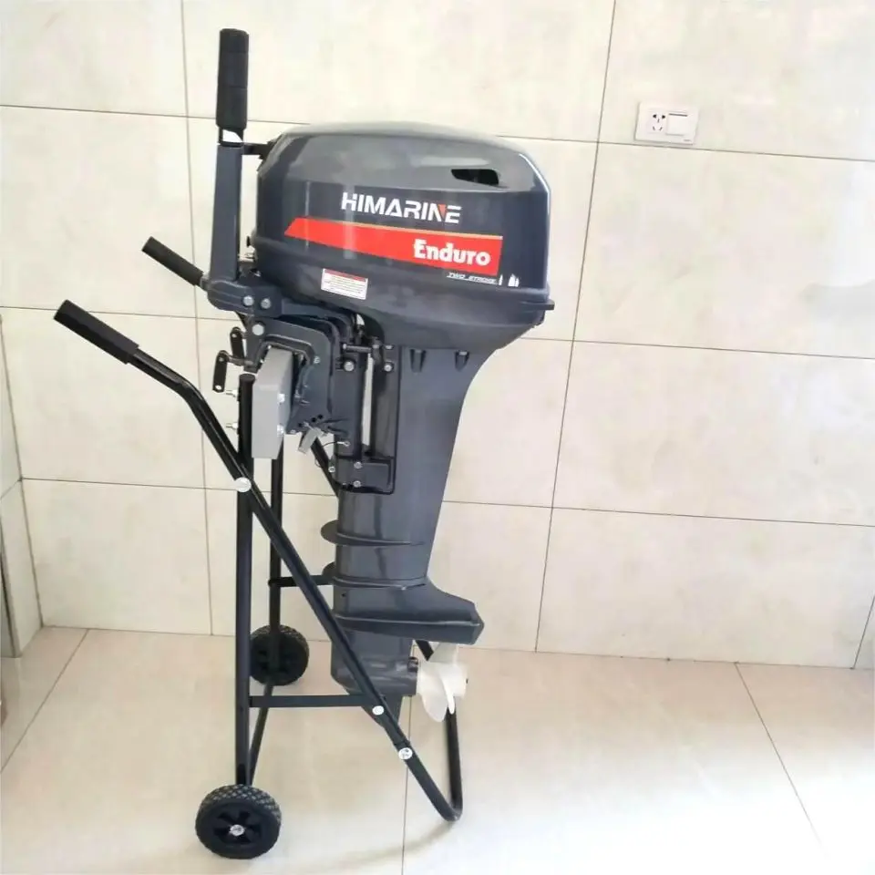 High Quality 15HP Himarine 2 Stroke Outboard Motor Boat Engine For Marine Use Long Shaft 3