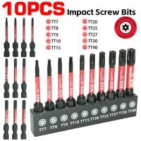 Jeu de tournevis magnétiques professionnels haut de gamme super résistants, 10/21 pièces, 50 mm de long, types Phillips et anti-effraction, avec tige d'extension, fabriqués en acier S2 haute résistance, traitement d'oxydation au carbone noir, résistants à l'usure/résistants aux chocs/anti-rouille, adaptés aux perceuses électriques/bricolage (auto-réparation et artisanat)/réparations mécaniques/installation d'équipements électroniques/assemblage de meubles 3