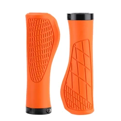 Enhanced Grip Lock - On MTB Bicycle Handlebar Covers (M1 Orange Grip)