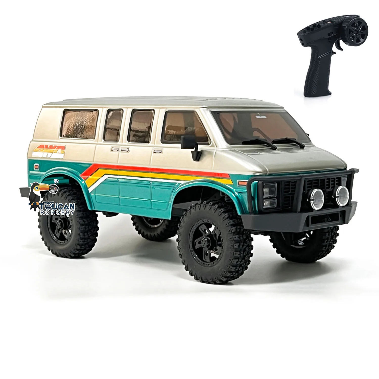 Hobby Plus 1/18 4WD RC Crawler Car Electric RC Off Road 4x4 Vehicles CR18P Model Light System ESC Servo 2 Speed Mini RC Toys 3