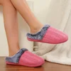Women's Men's Plush House Slippers Warm Fluffy Bedroom Slippers Memory Foam Home Slippers Non-Slip Indoor House Shoes 3