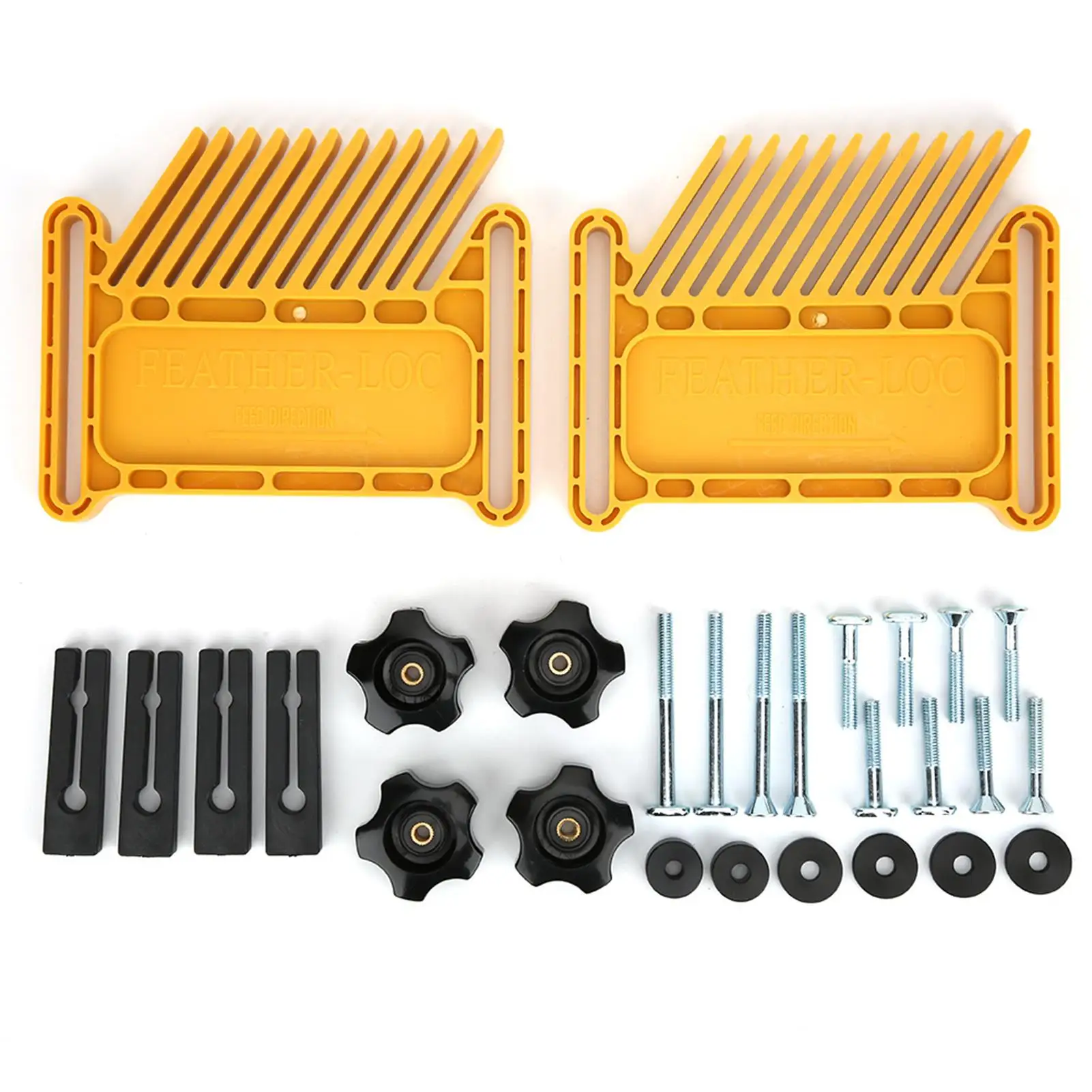 2Pcs Double Featherboard Set for Miter Gauge Slots-for woodworking Engraving Tools