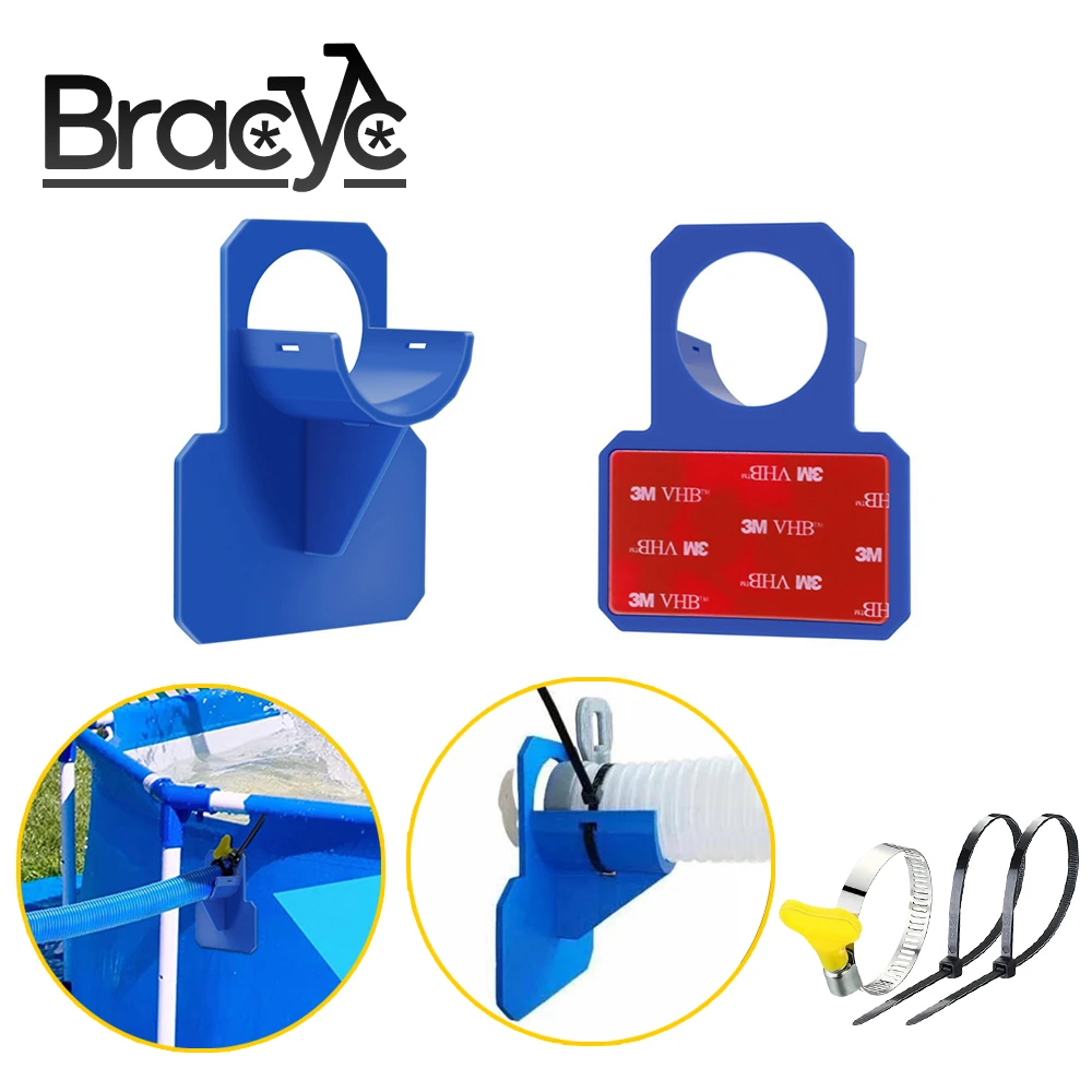 Swimming Pool Pipe Holder Hose Bracket Mount Supports Pipes 3038mm For