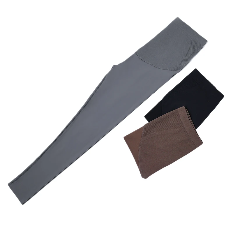 Waist Support Belly Seamless Stretch Nylon Skinny Legging Maternity Autumn Pencil Yoga Pants for Pregnant Women Pregnancy Youth