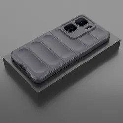 Durable Shockproof Rubber Phone Case - Sleek Protective Back Cover for Vivo iQOO Neo10 (China) (DarkGray)