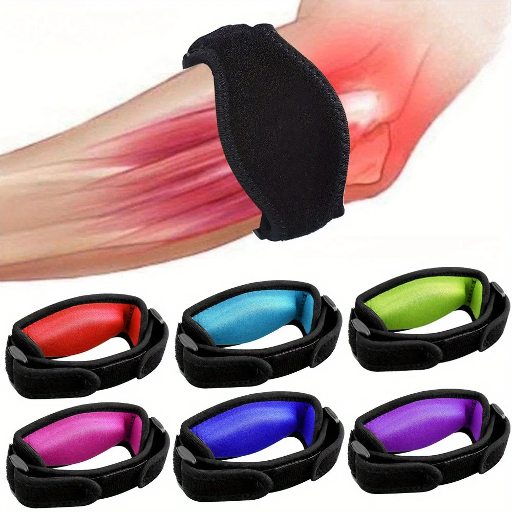 Elbow Brace Compression Pad Forearm Pain-free Unisex Fitness Equipment Adjustable Sports Accessories 1pc
