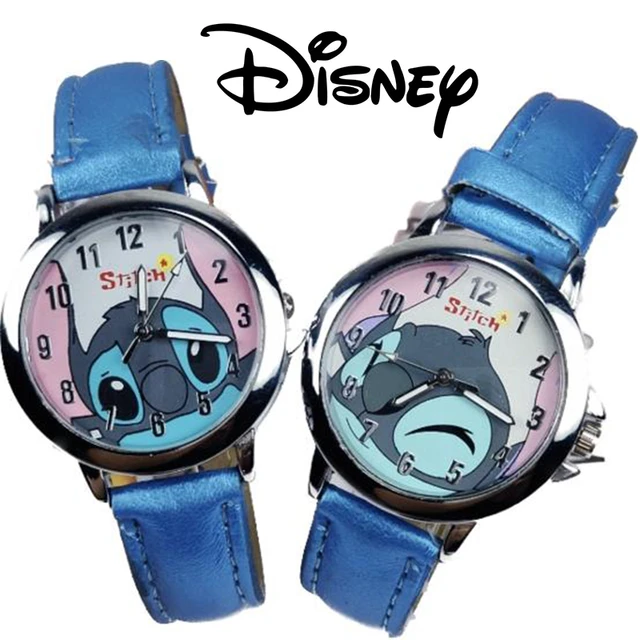 Disney Stitch Children's Watch Ctue Anime Lilo & Stitch Cartoon Waterproof  Leather Watches Kids Clocks Toys for Boys Girls Gift - AliExpress