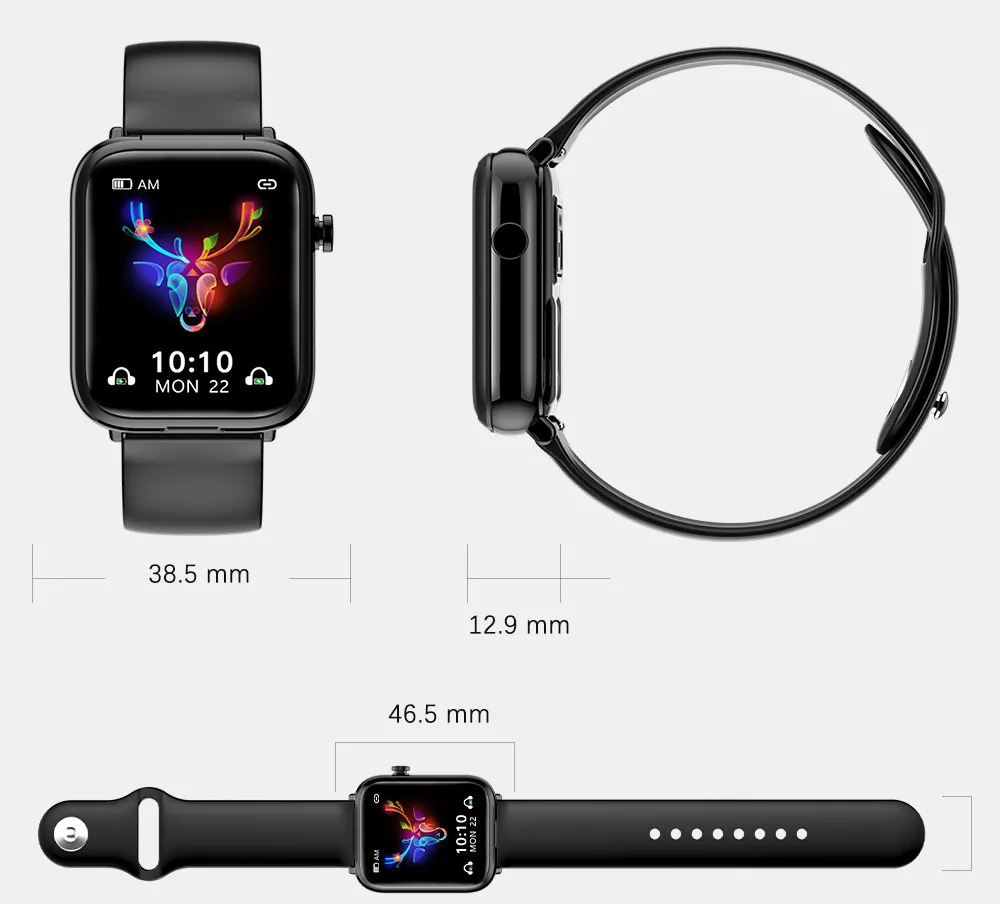 2022 New Smart Watch TWS Bluetooth Headset 2 in 1 Men's IP67 Waterproof Electronic Watch Sports Fitness Heart Rate Smartwatch