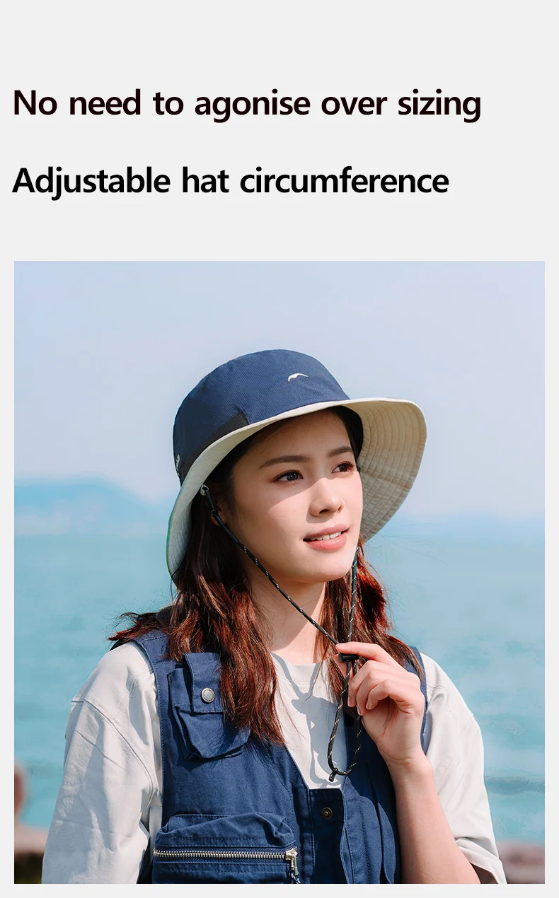 Naturehike Adjustable Outdoor Hat Sun Protection Breathable Shade Foldable Men Women Hiking Camping Casual Fisherman Hat