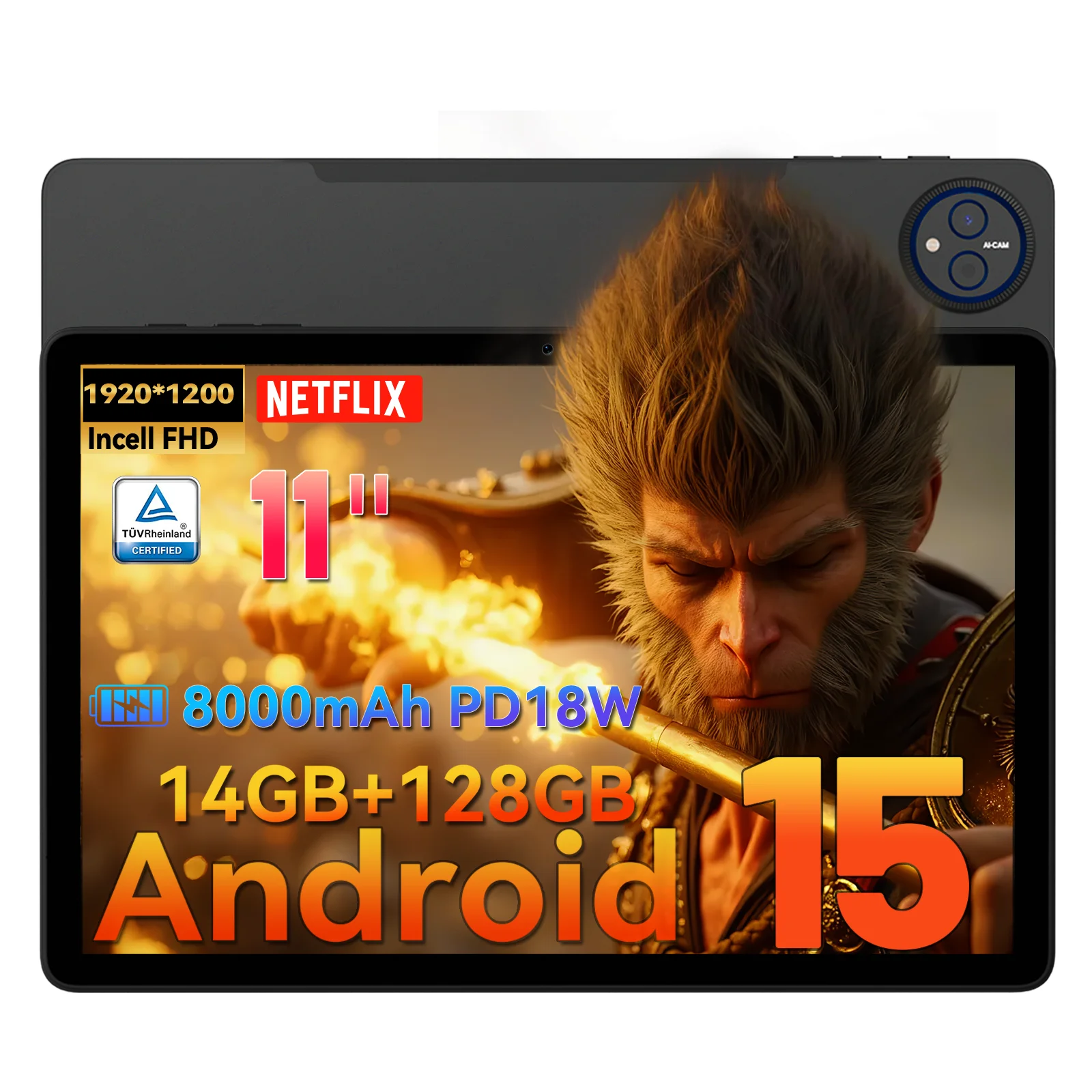 Headwolf WPad7 Android15 AIタブレット SIMフリー