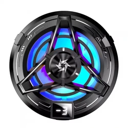 Sleek Magnetic Smartphone Cooling Fan with Dual Functionality (BLACK)