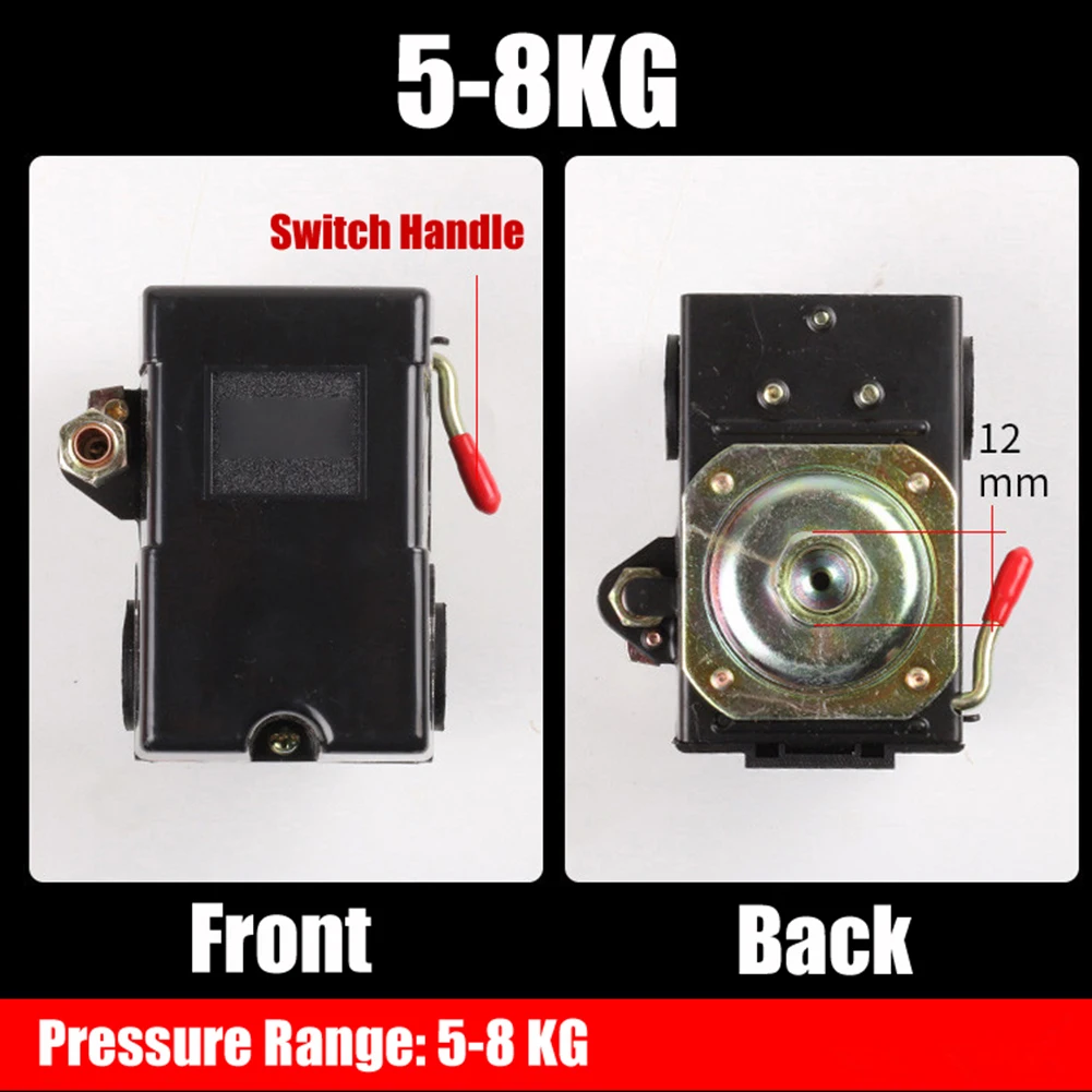 

1pc Pressure Switch Universal Pressure Switch Air Compressor Pump Control Valve Replacement Pressure Switch Accessories