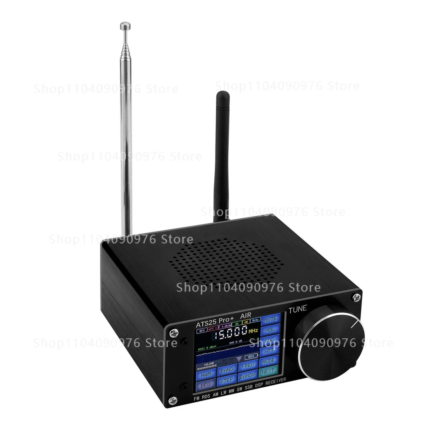 ATS25 Pro + AIR Bluetooth Edition Full Radio Receiver FM SW SSB118Mhz-135.975Mhz