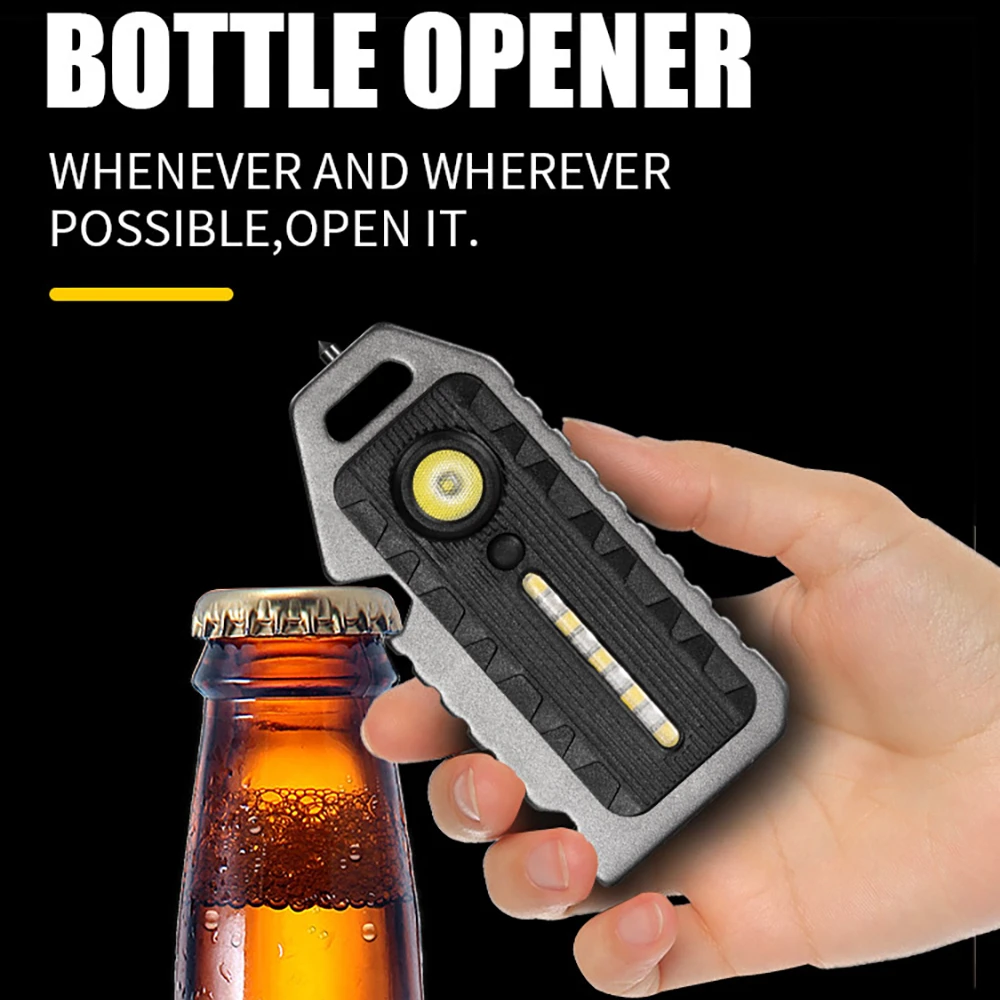 Luce A LED Rossa E Blu Da Spalla Con Clip, Ricarica USB - Foto 10