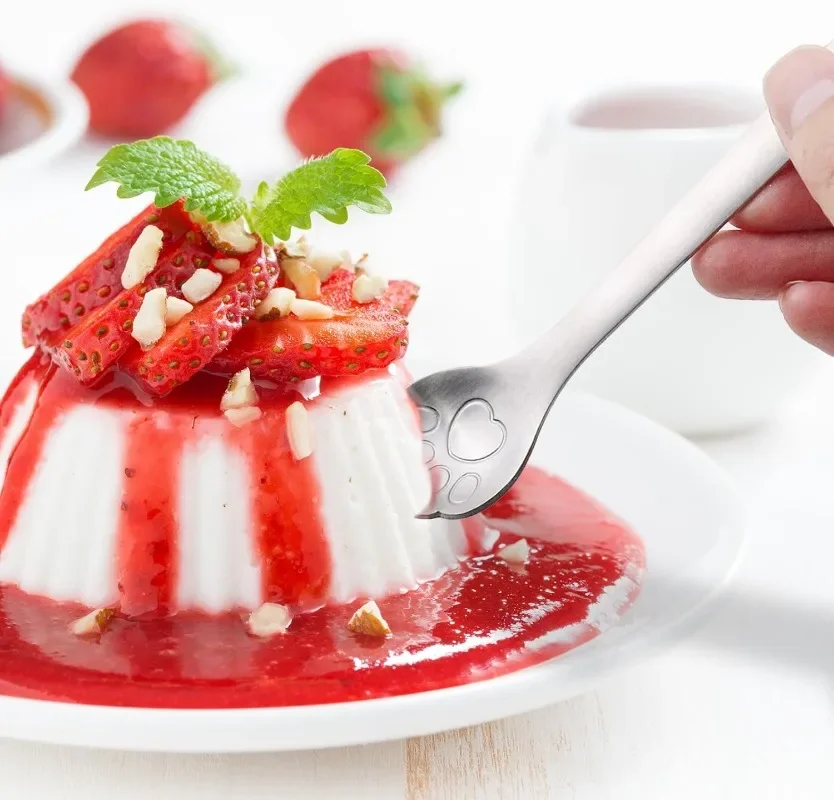 Cute Cat Claw Spoon Stainless Steel Cat Paw Coffee Spoons Ice Cream Cake Dessert Teaspoon Scoops Tableware Kitchen Accessories stainless steel spoon tea spoon