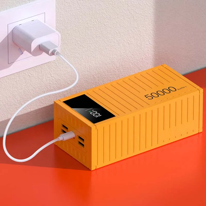 50000mAh Power Bank 22.5W PD QC 3.0 Charger Powerbank Large Battery Capacity Power Station Fast Charging For iPhone Xiaomi