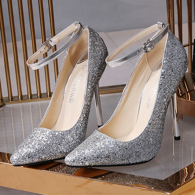 30/22 cm high heel women's shoes supper high heel platform metal heel large  size | eBay