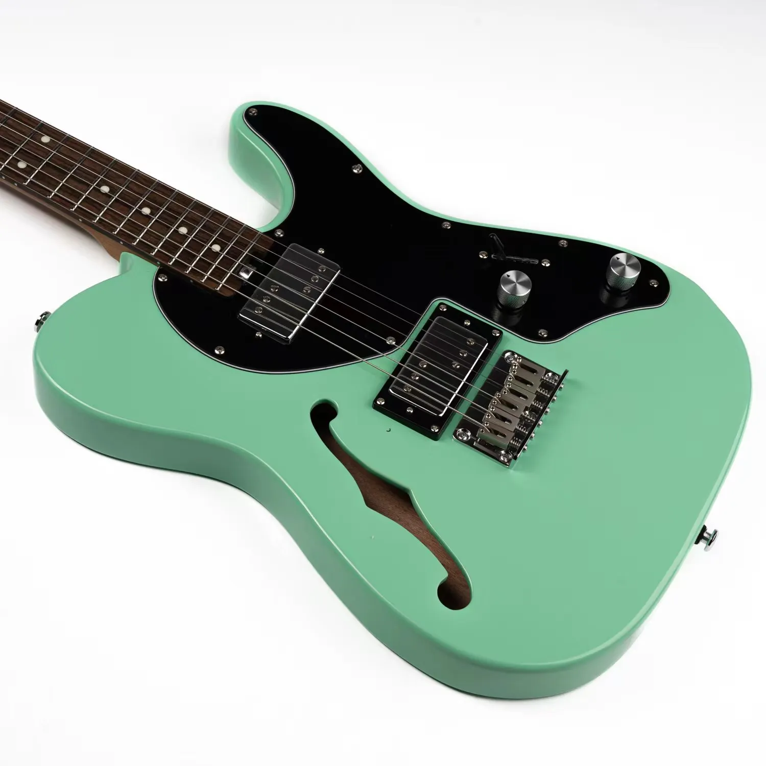 Eart Guitars E-TT72 Semi Hollow Body Roasted Maple Neck