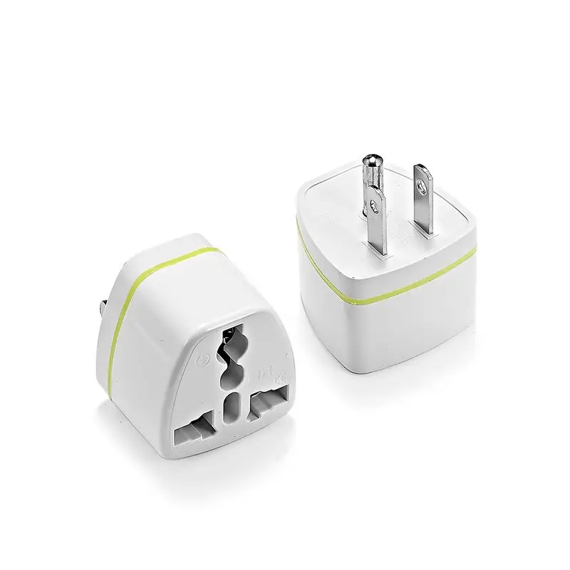 Universal USA Plug Adapter 3 Pin EU European AU UK To American US Travel Power Adapter Electric