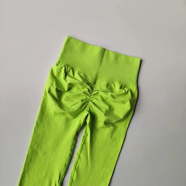 82906-343a9d.jpg Leggings de yoga taille haute pour femmes, sans couture, effet push-up, pour le sport, le fitness, la course à pied, rehaussement des hanches, très élastiques, pour la gym