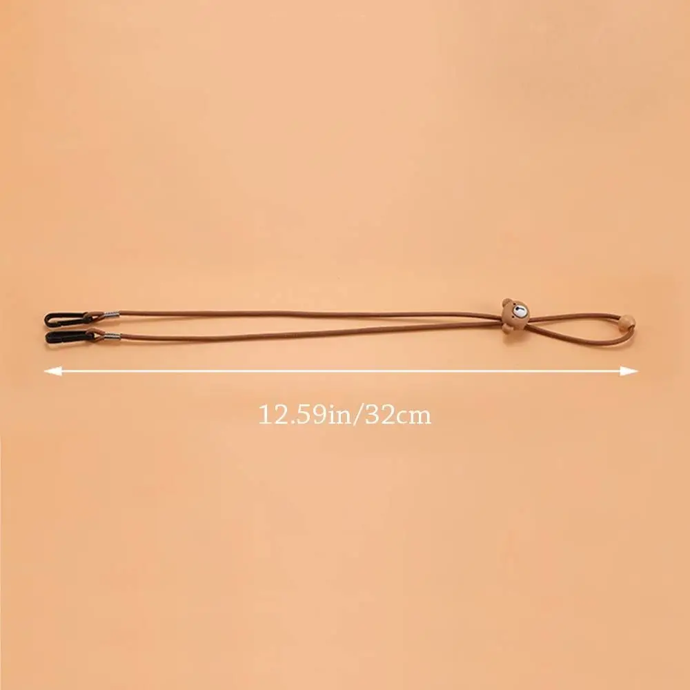 Anti-lost Hat Retainer Cartoon Elastic Hook Clips Hat Chin Cord Cute Replaceable Rope hat strap
