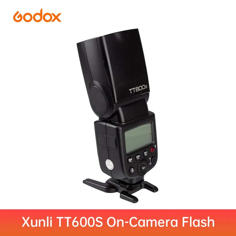 Godox TT600S 2.4G 무선 플래시 스피드라이트 GN60 HSS 1/8000s 마스터 슬레이브 수동 온카메라 플래시 ( 카메라용)