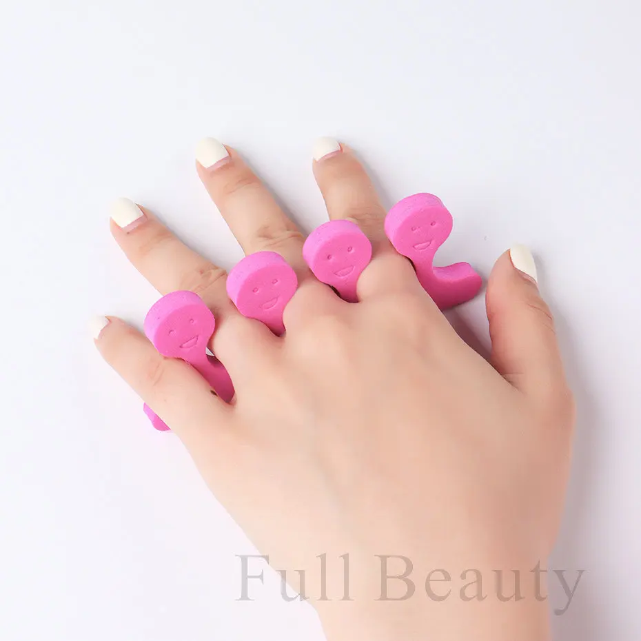 5/10/20 Pairs Professional Nail Art Toes Fingers Separators Sponge Soft Nail Polish Anti Touch Tools Manicure Pedicure Divider