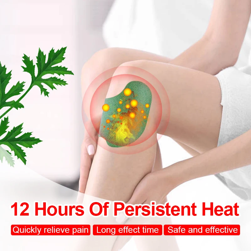 Knee Pain Patch Natural Wormwood Extract Knee Pain Relief Knee Pain Arthritis Stiff Health Care Knee Pads
