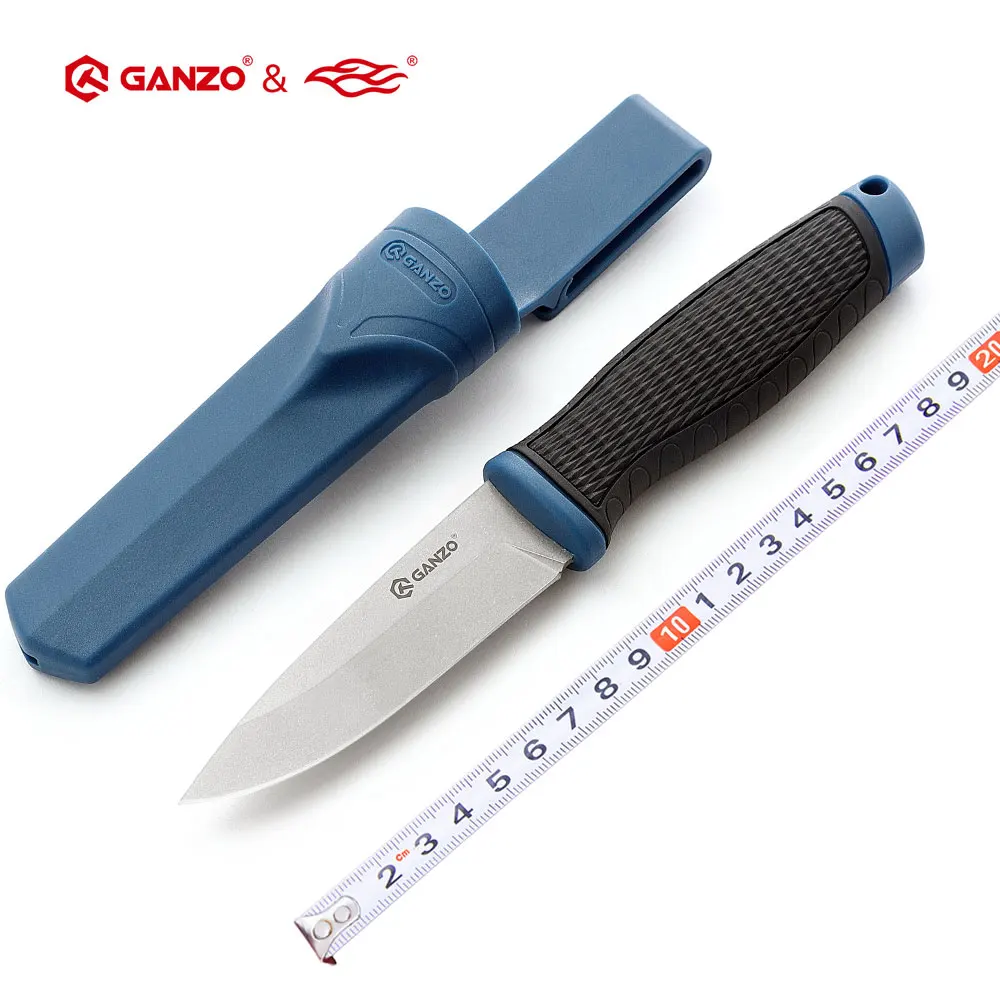 FBKNIFE Ganzo G806 Fixed Blade Knife 8cr14mov Blade PP&TPR