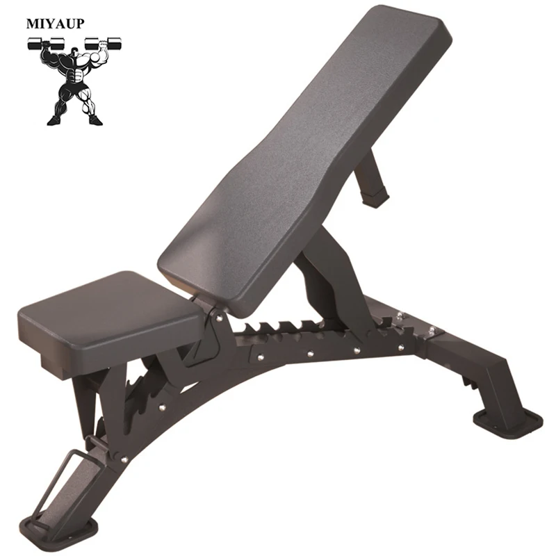 MIYAUP Heavy Multifunctional Bench Press Stool, Adjustable Flat Household Dumbbell Fitness Chair