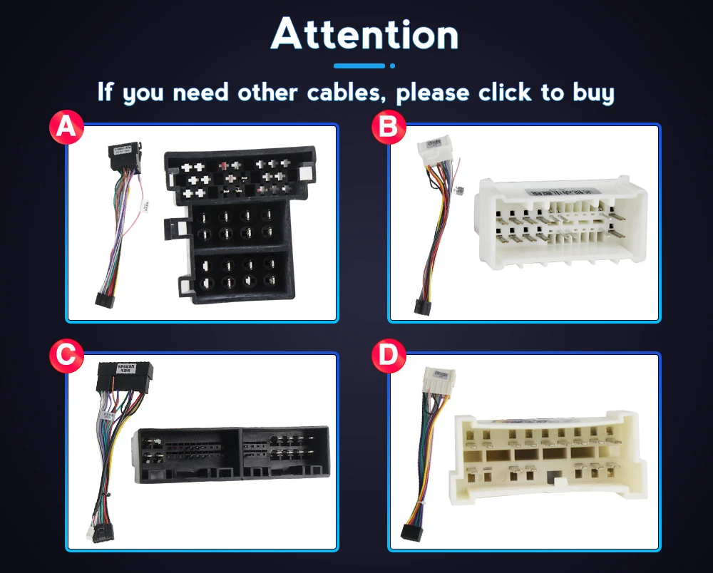 car stereo installation near me MEKEDE Optional cable Accessories car stereo