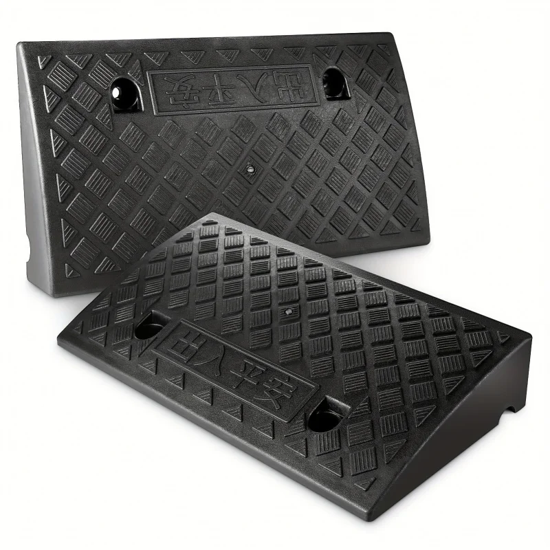 Curb Ramp 1 pc 50x27x9cm Portable Heavy Duty Threshold for Doorway Wheelchair Bike