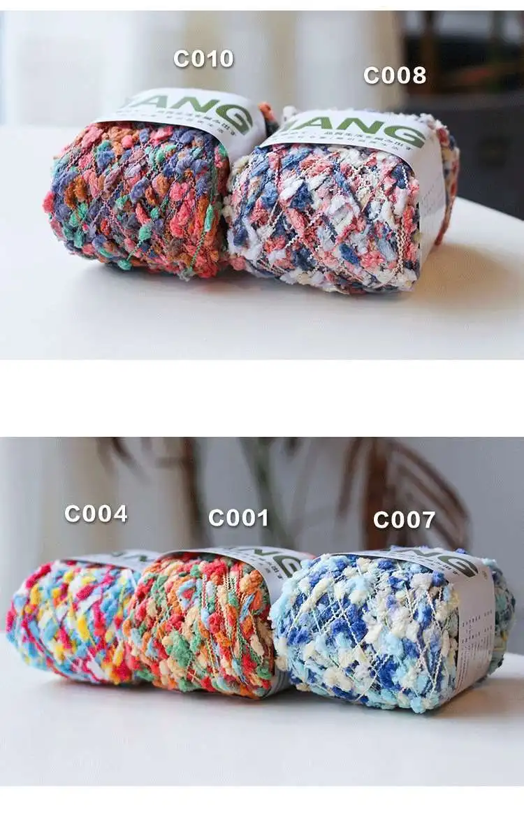 Description Picture 5 of itemOriginal Mixed Color Wool Colored Dots, Bean Yarn, Wool Ball, Woven Scarf, Coat, Sweater, Handmade Yarn Material, Wholesale
