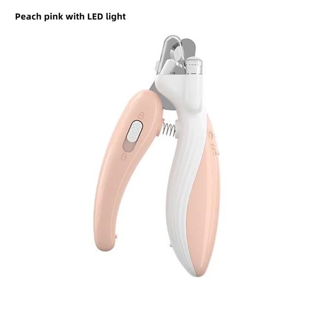 Pet Nail Clippers Dog Cat Nail Trimmer Labor-Saving Nail Clipper Convenient LED Electric Nail Grinder Dog Grooming Supplies_voghion.com