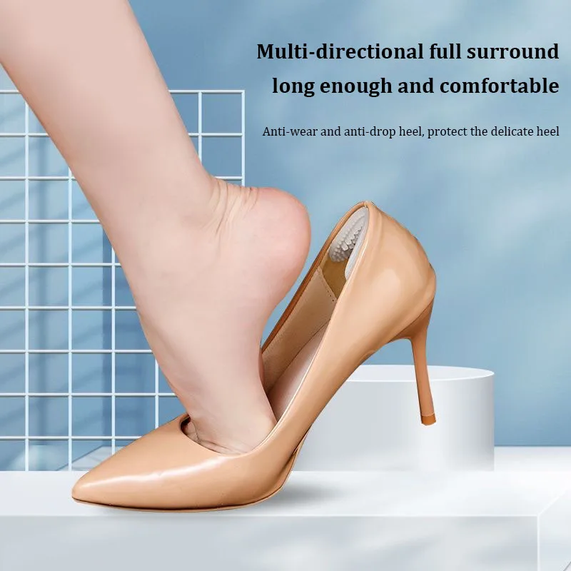Silicone Gel Heel Stickers Heel Protector Heel Protector Pads Heel Cups Inserts Shoe Pads Protector for Footwear Reduce Shoe Size for Women Men Anti Slip