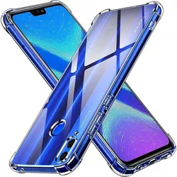 Enhanced Shock-Absorbent Clear Phone Case - 1.5MM Thickness for Honor 10 lite (Clear)