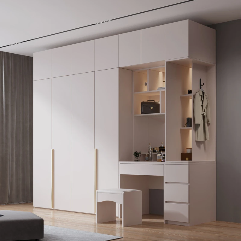 Light Luxury Modern Minimalist Wardrobe Home Bedroom Furniture Flat