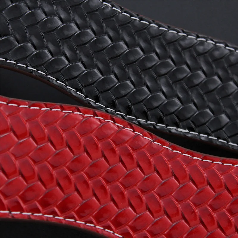 TINBERON Women Bag Shoulder Strap Accessories For Handbag Leather Bag Belt Strap Wavy Weave Luxury Design Ladies Wide Bag Strap